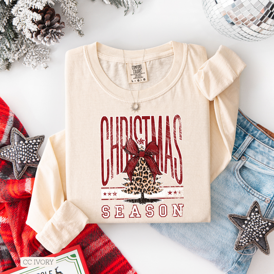 Christmas Season Leopard Tree