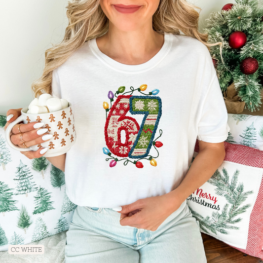 Faux Yarn Christmas 6 7