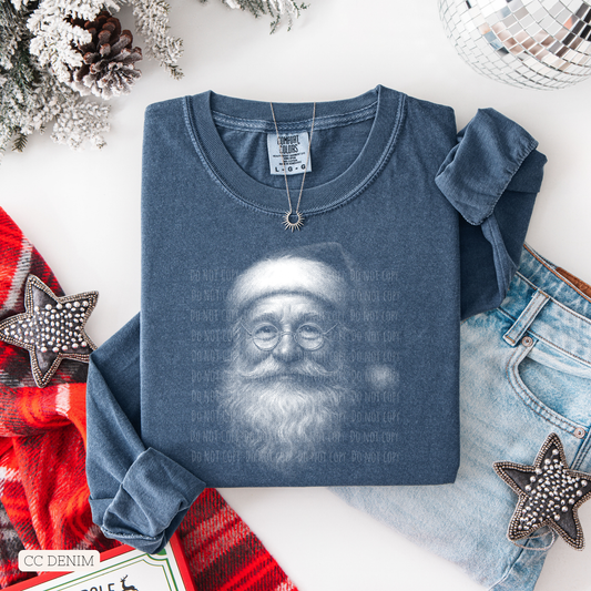 Halftone Santa Face