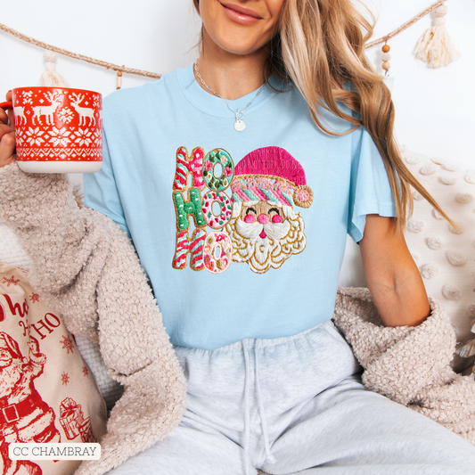 Faux Yarn Ho Ho Ho Santa