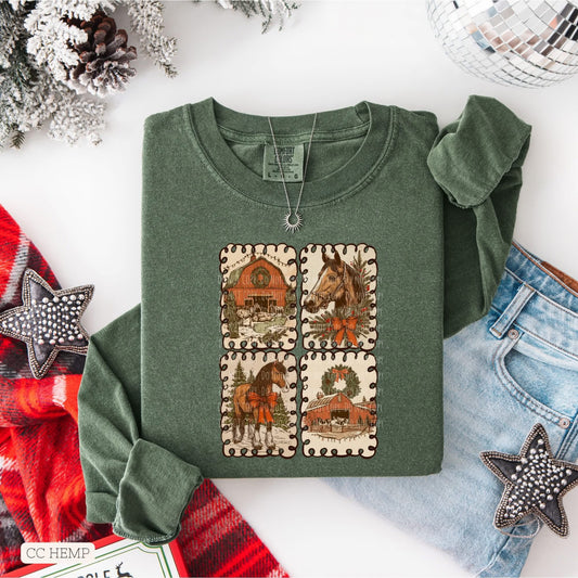 Country Christmas Stamps