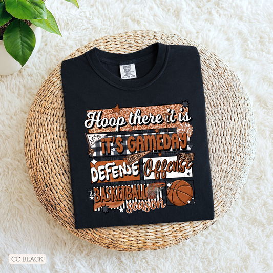 Hoop There It Is Basketball Collage