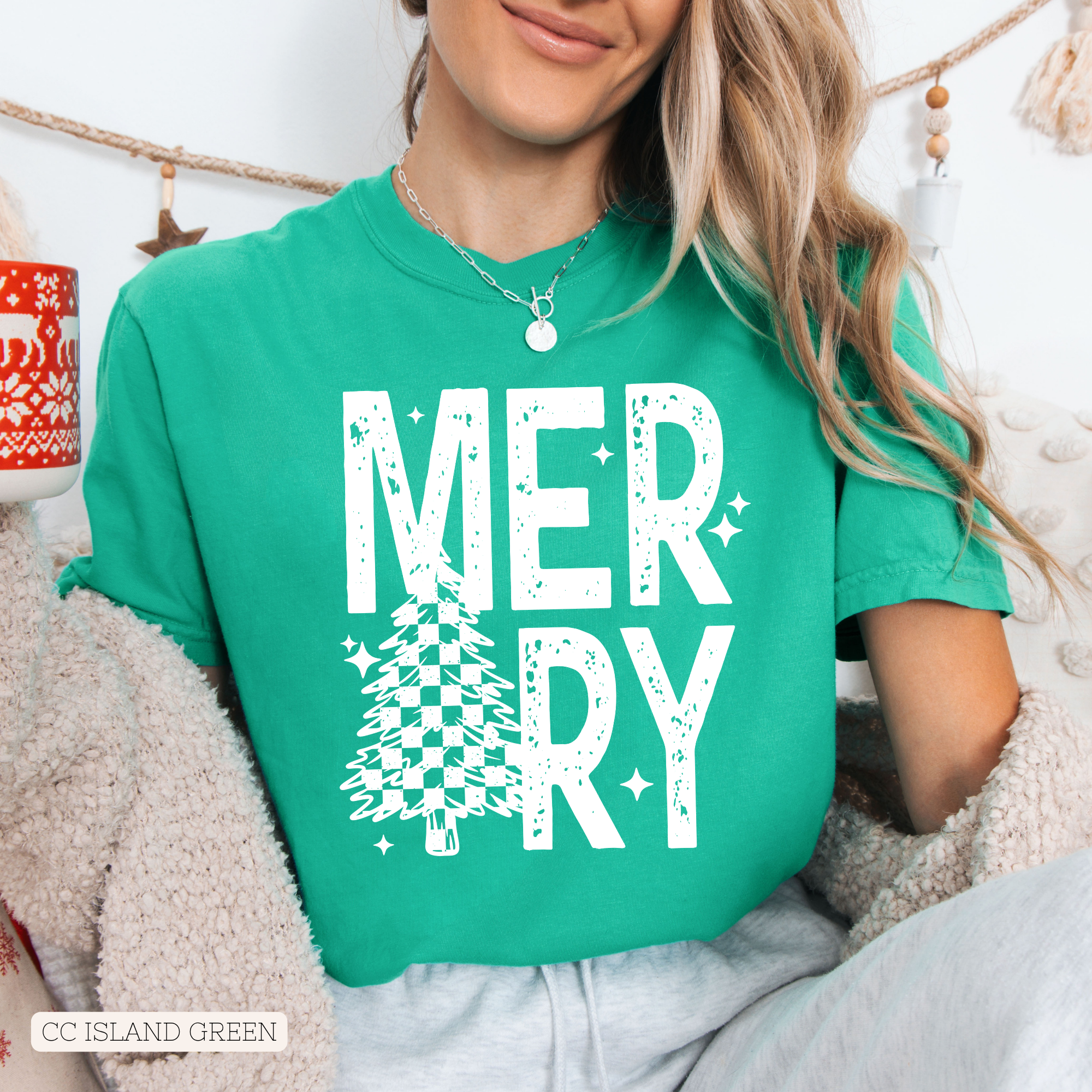 Merry Checkered Tree – Rebel Creek Printing