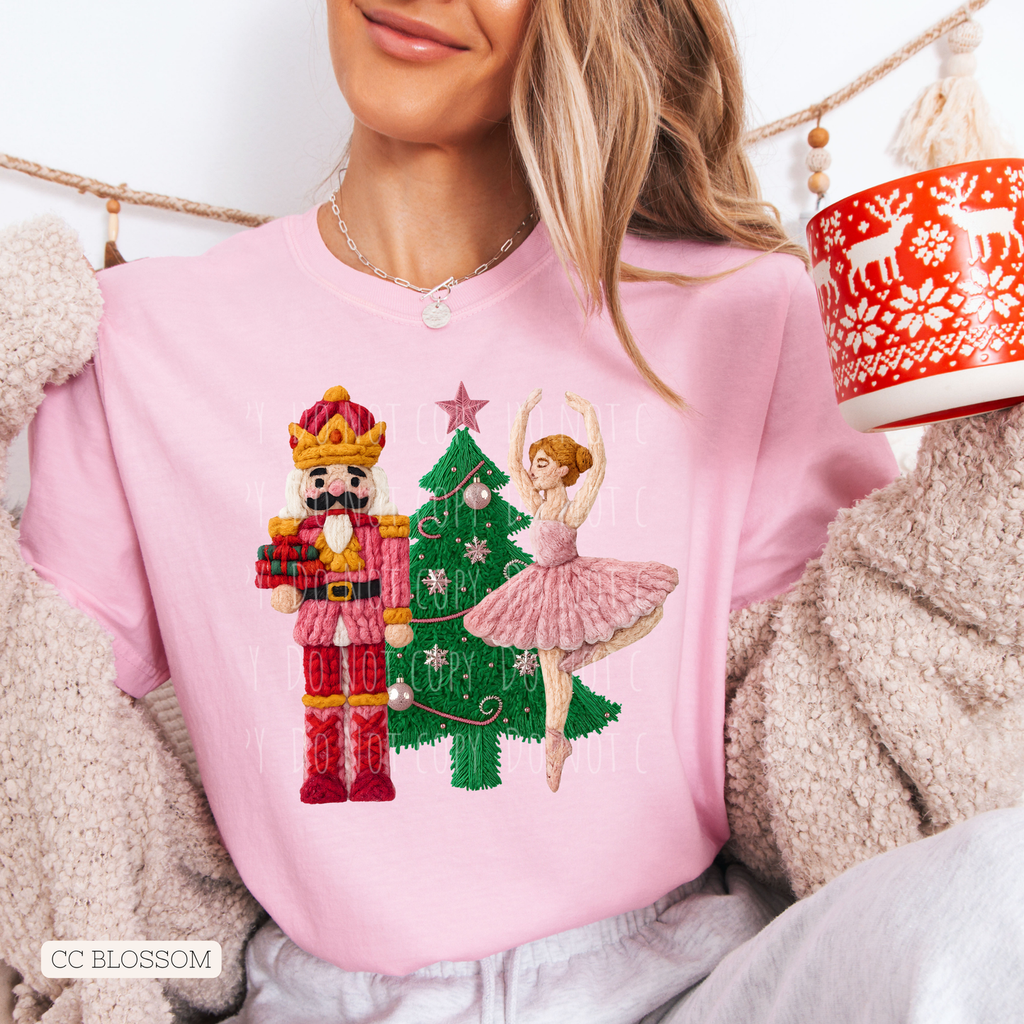 Faux Yarn Nutcracker Scene