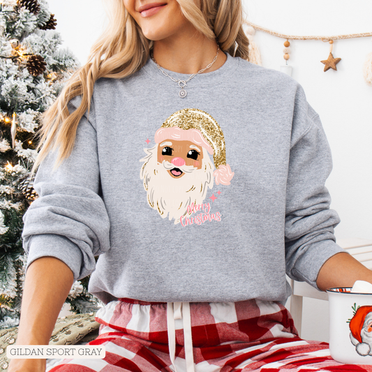 Cutesy Gold Hat Santa (light skin)