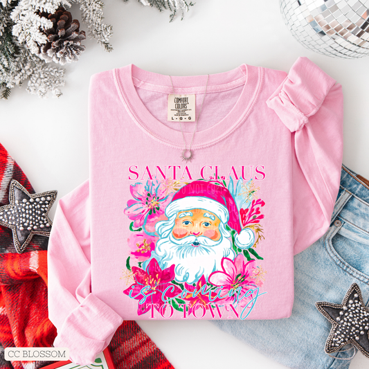 Santa Is Coming To Town Floral