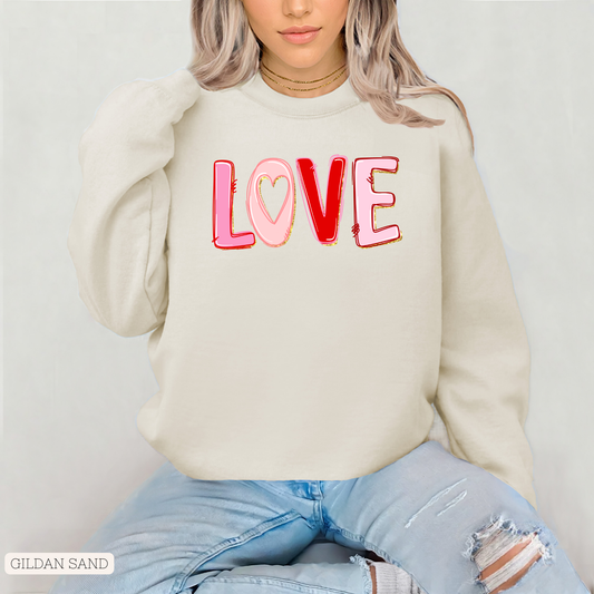 Love Faux Gold Accents