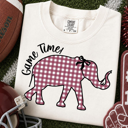Alabama Elephant Gingham