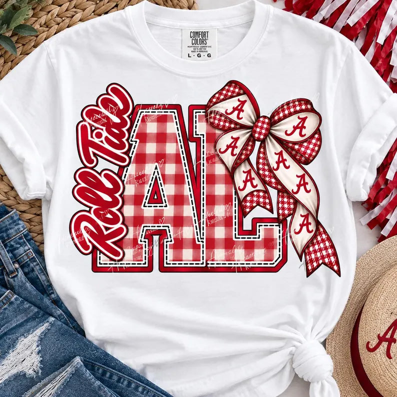 Alabama Gingham Bow