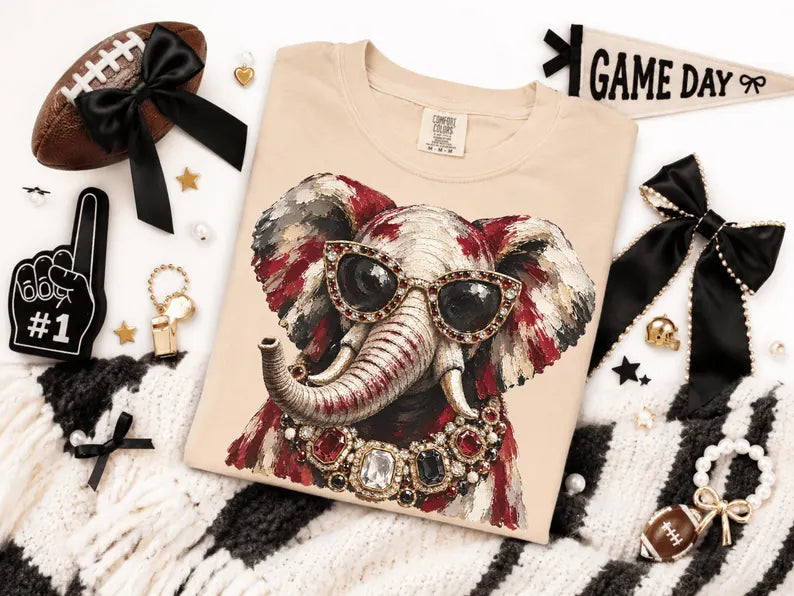 Bling Elephant Mascot
