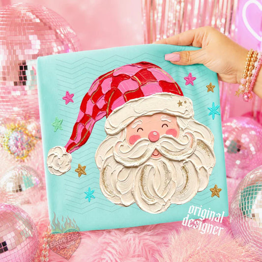 Brush Stroke Santa