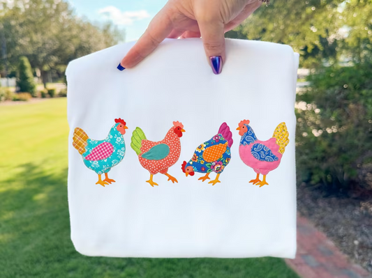Chicken Faux Patchwork