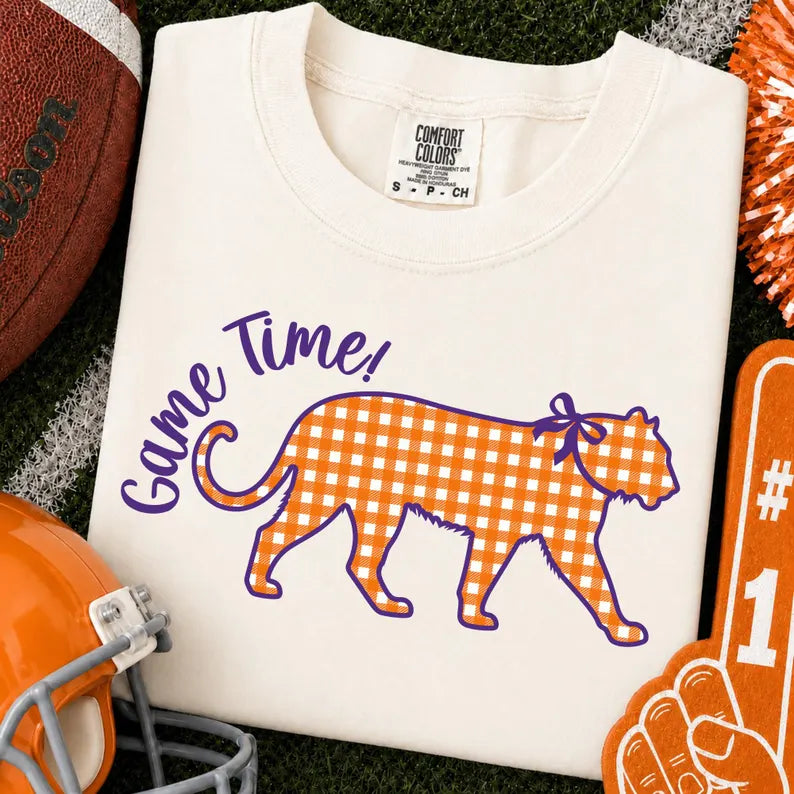 Clemson Tiger Gingham