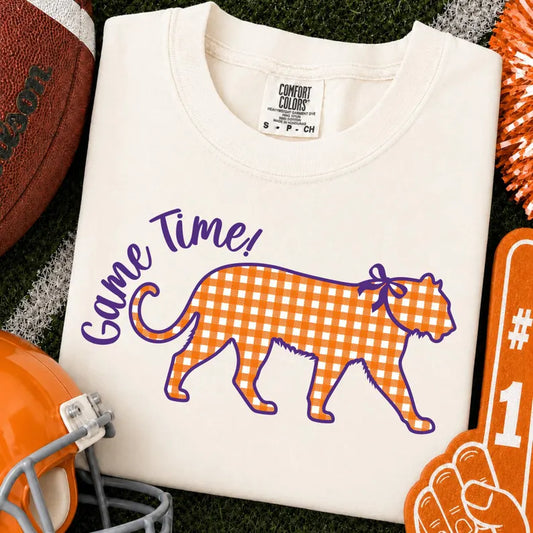 Clemson Tiger Gingham