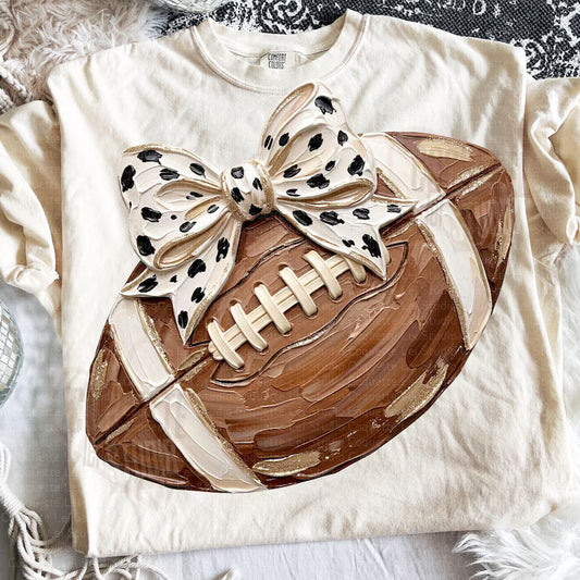 Coquette Painted Football