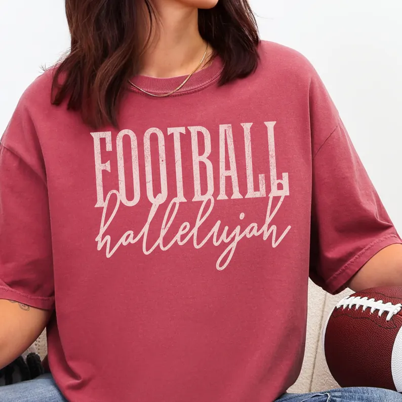 Distressed Football Hallelujah