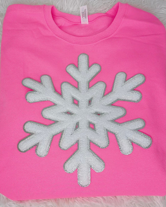 Snowflake Chenille Patch