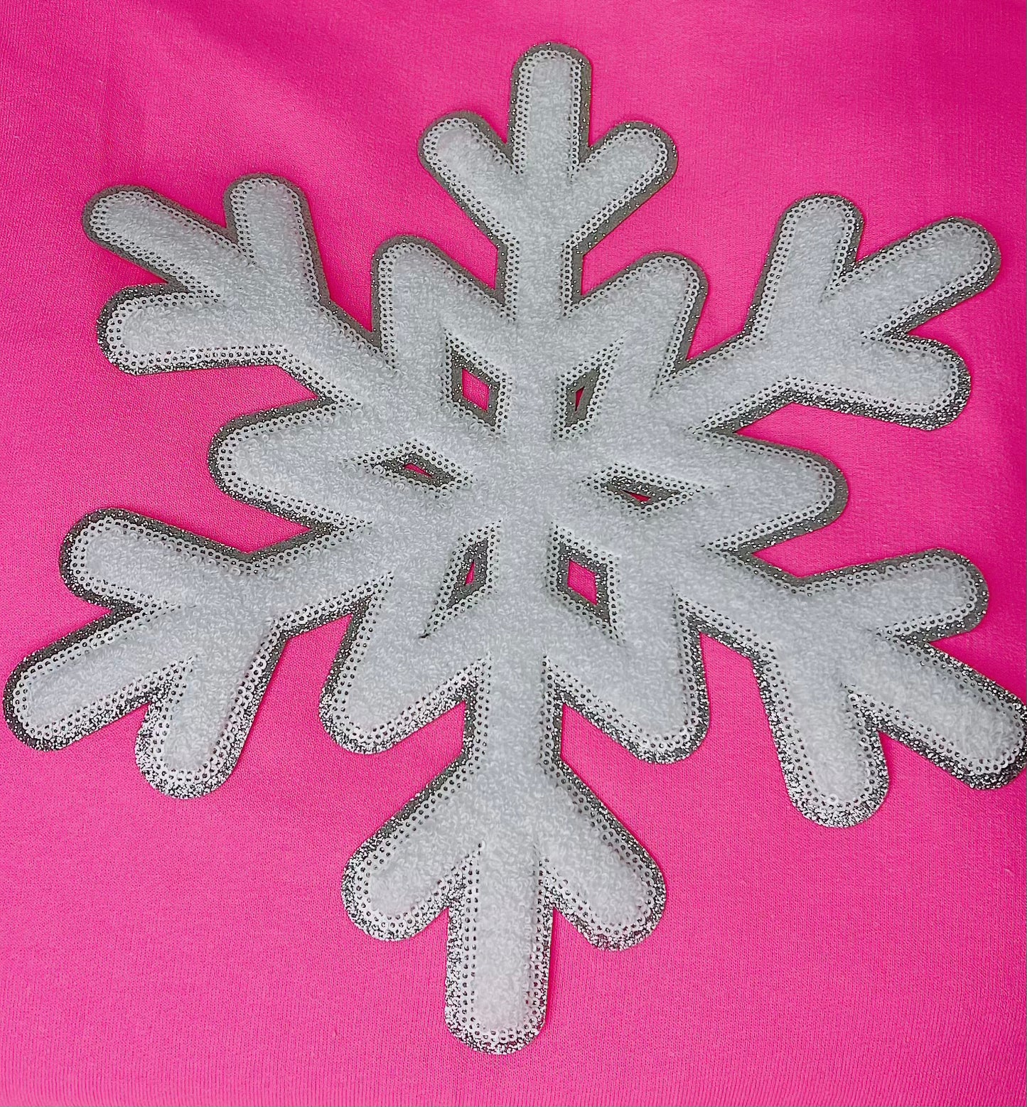 Snowflake Chenille Patch