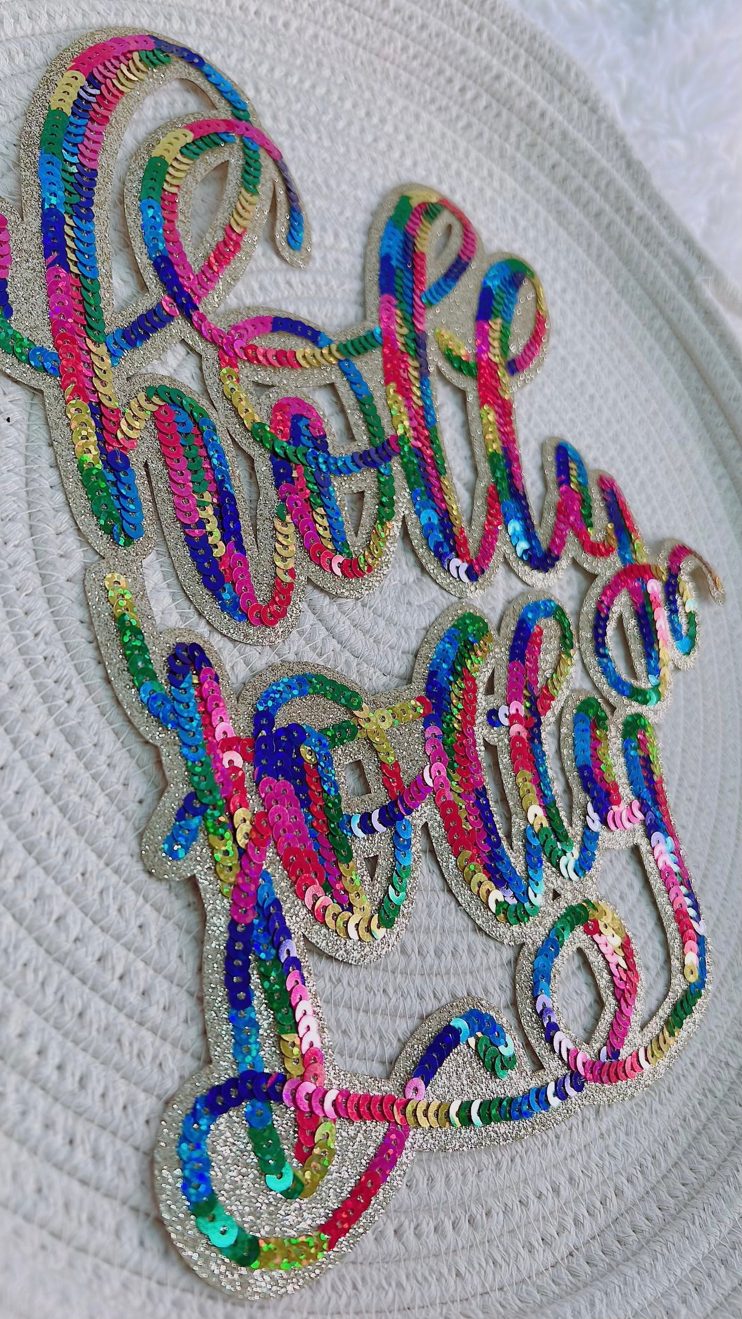 Holly Jolly Sequin patch