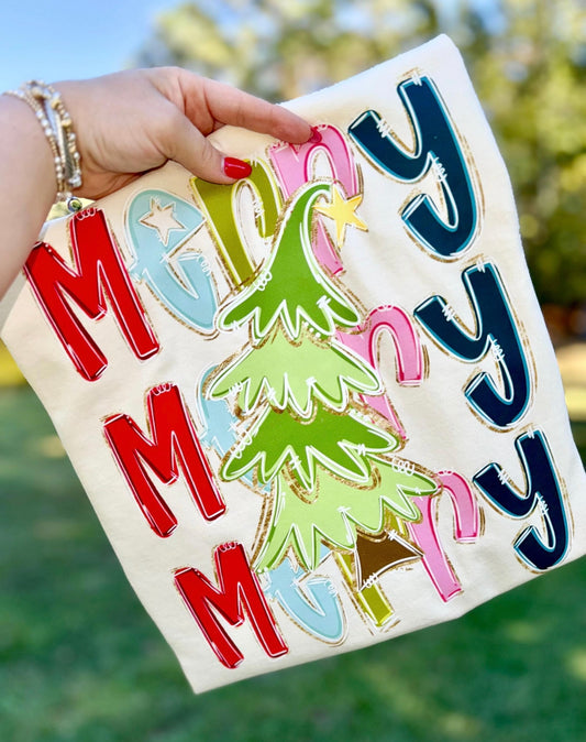 Merry Stacked Whimsy Tree
