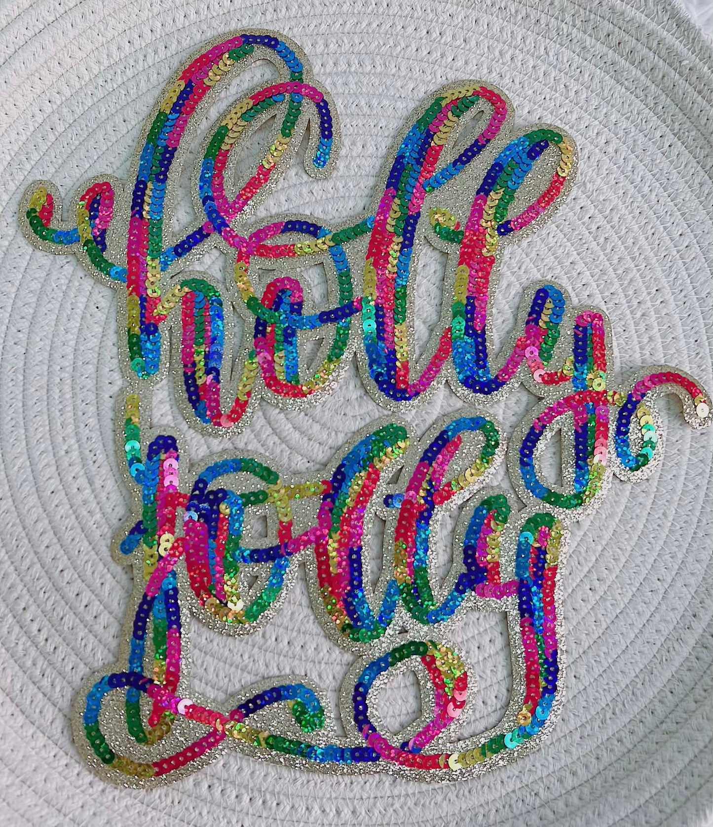 Holly Jolly Sequin patch