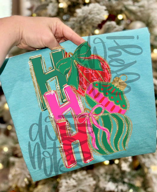 Cutesy Whimsical Ho Ho Ho