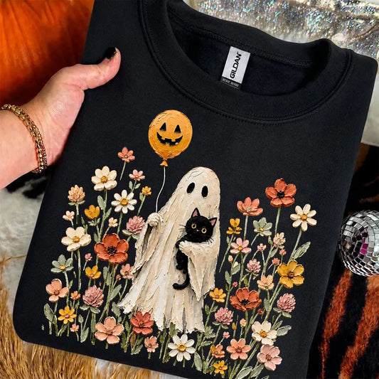 Ghost Halloween Cat