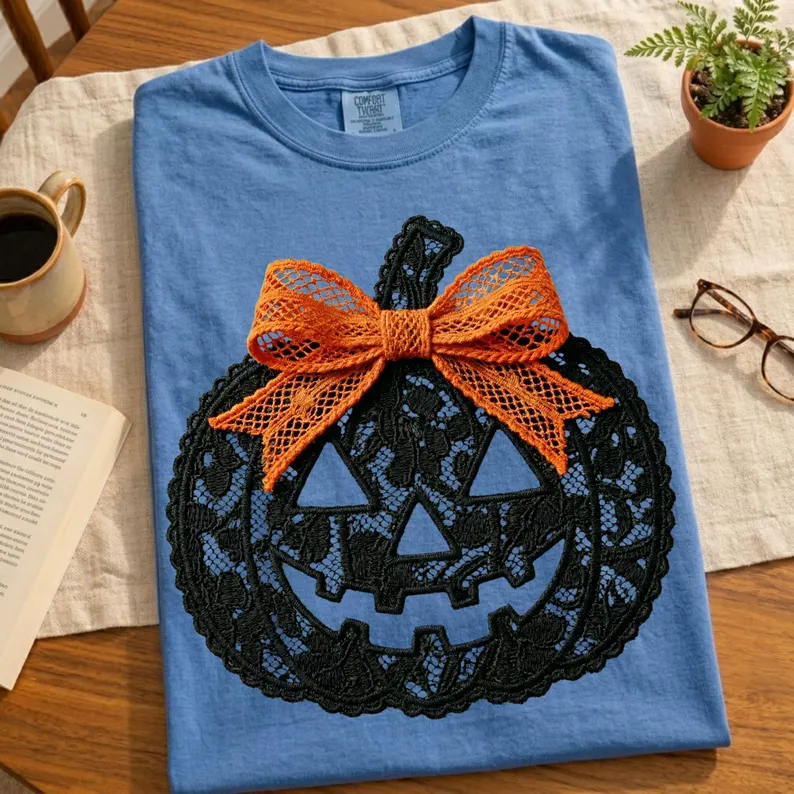 Halloween Lace Pumpkin