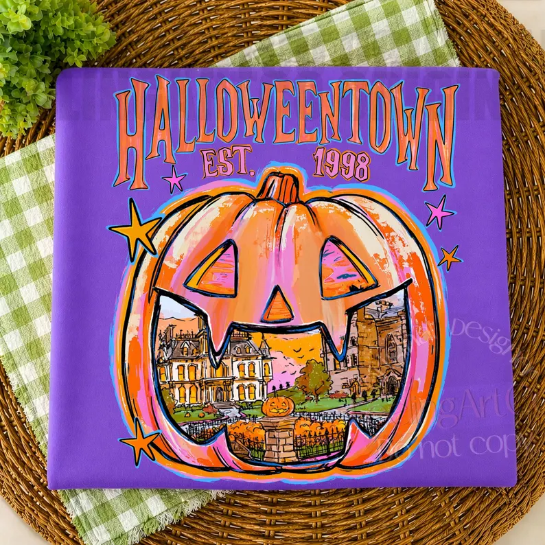 Halloweentown Vintage Pumpkin