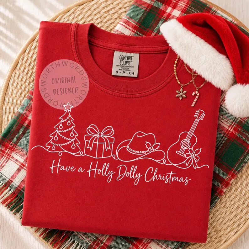 Holly Dolly Christmas Minimalist