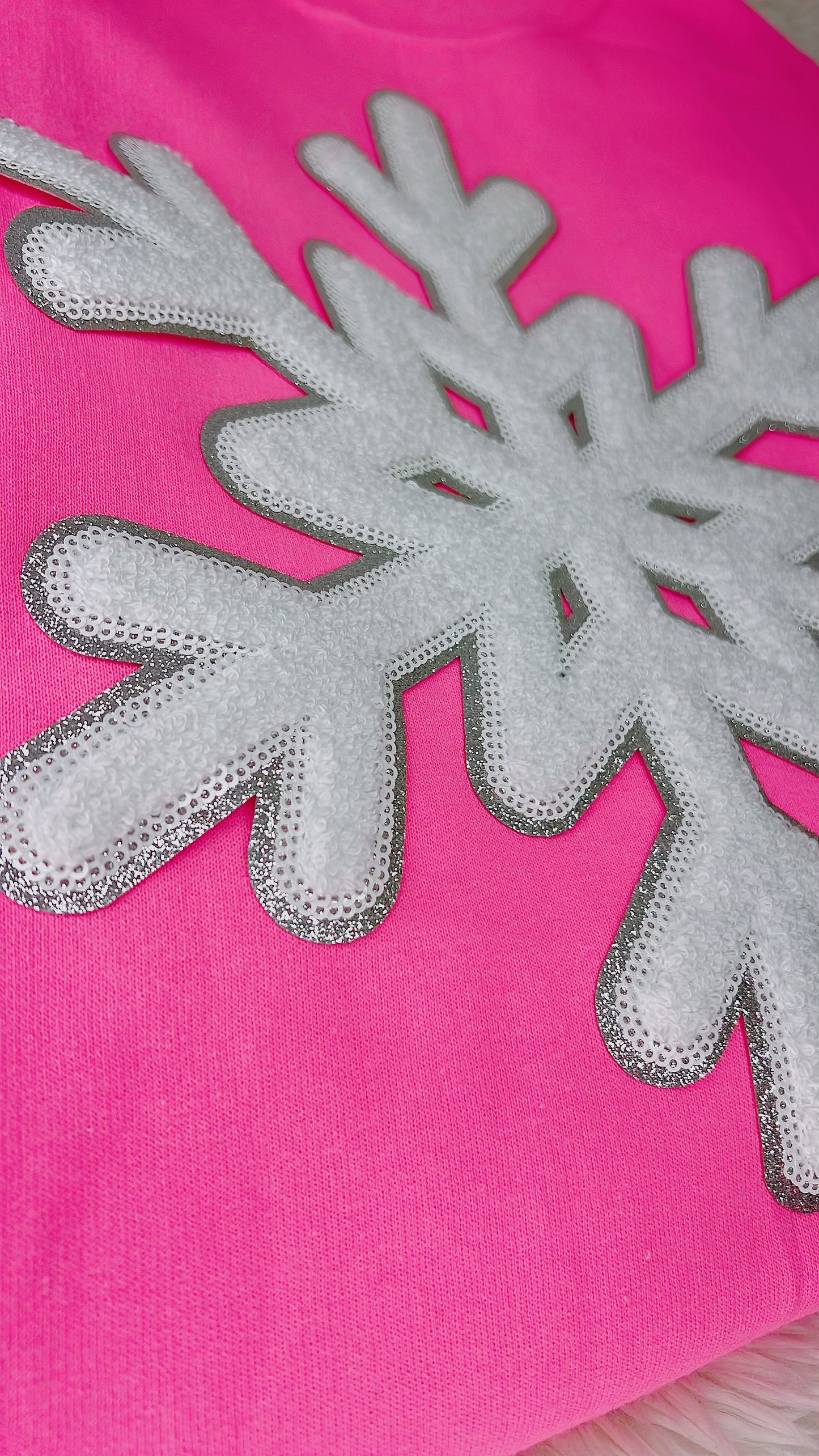 Snowflake Chenille Patch