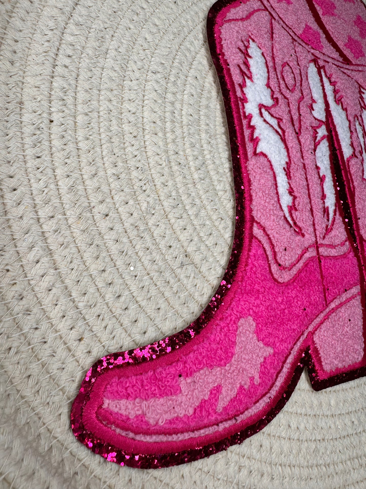 Cowboy Boot Chenille Patch