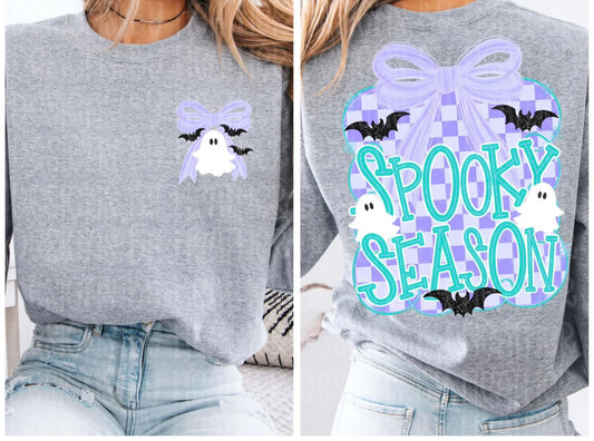 Spooky Season Checkered Set