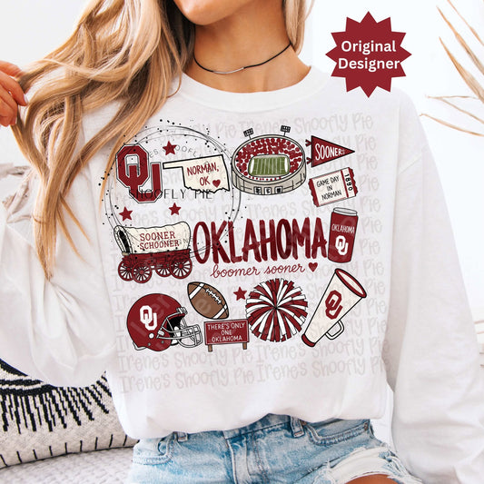 Oklahoma Football Collage