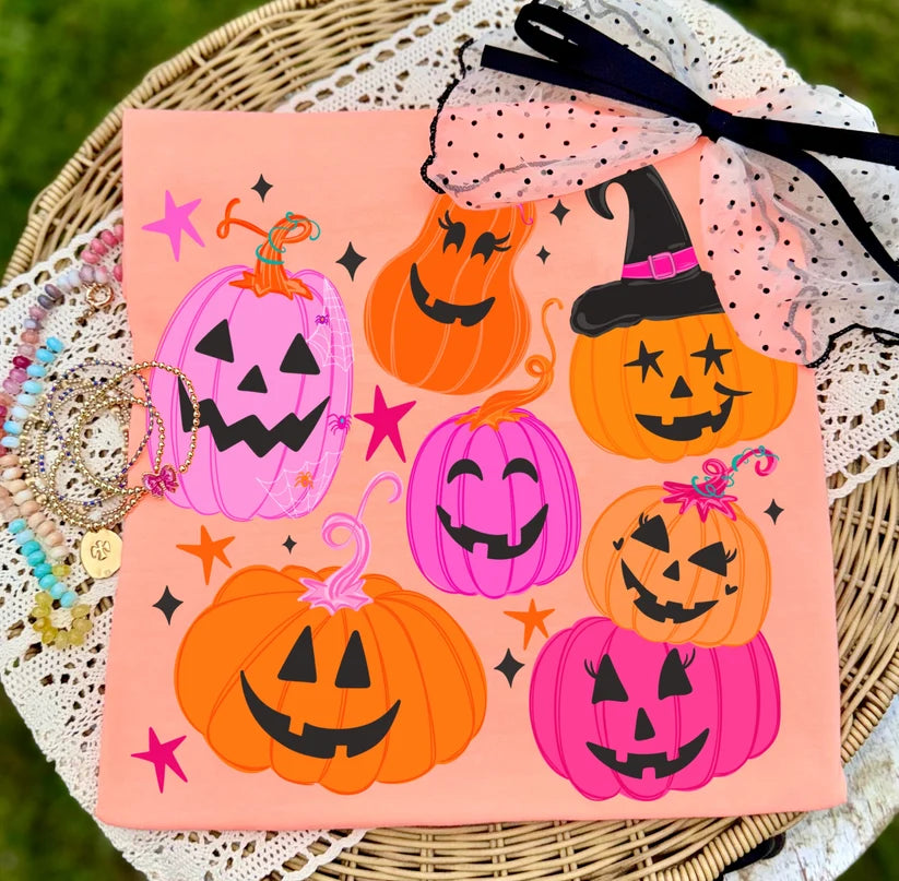 Orange & Pink Pumpkins