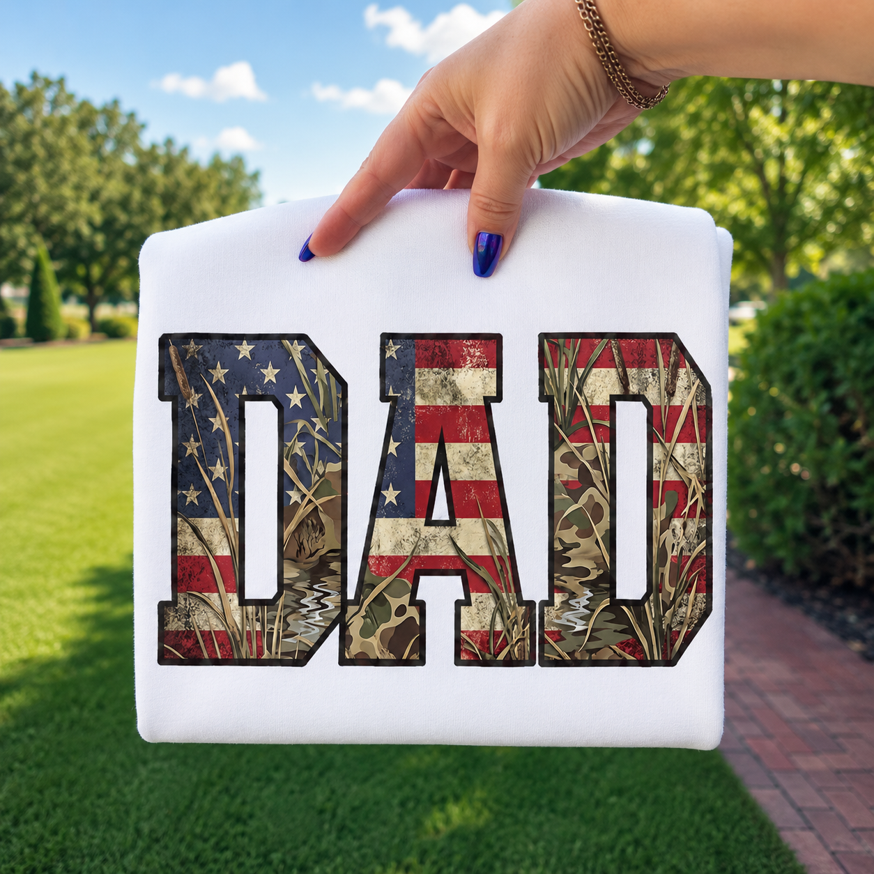Patriotic Hunting Dad