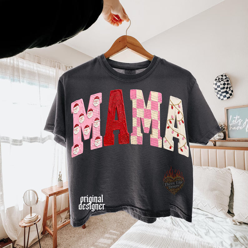 Pink Christmas Mama