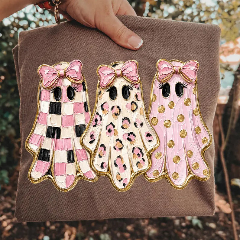 Pink Preppy Ghost Trio