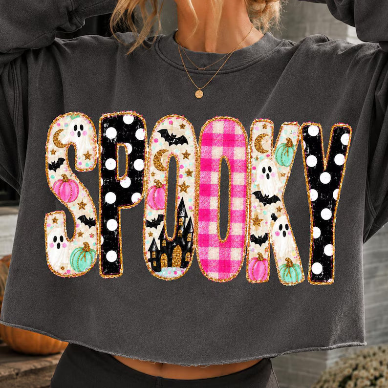 Preppy Spooky Polka Dots