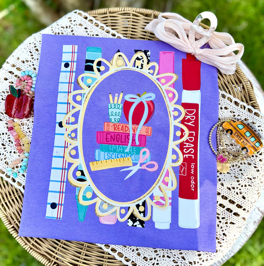 School Books Frame