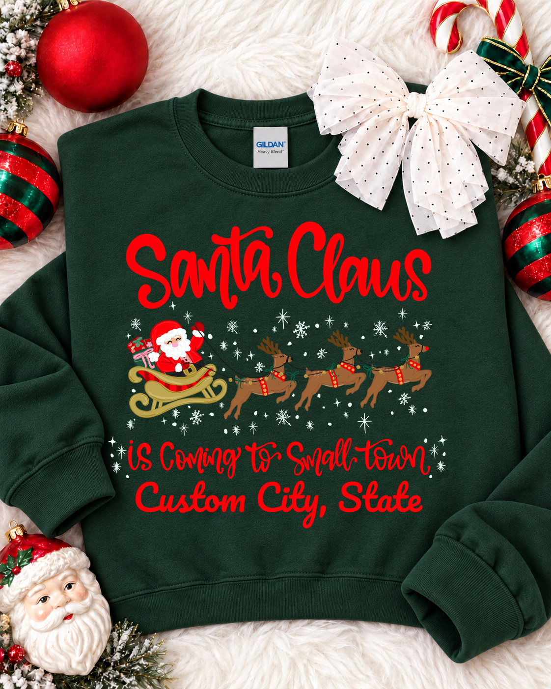 Santa Claus Coming to Small Town - Custom - Minimum 5 Required