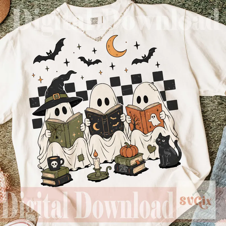 Spooky Ghost Reading Books