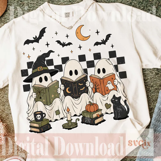 Spooky Ghost Reading Books