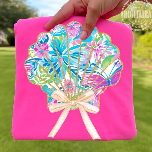 Summer Preppy Seashell