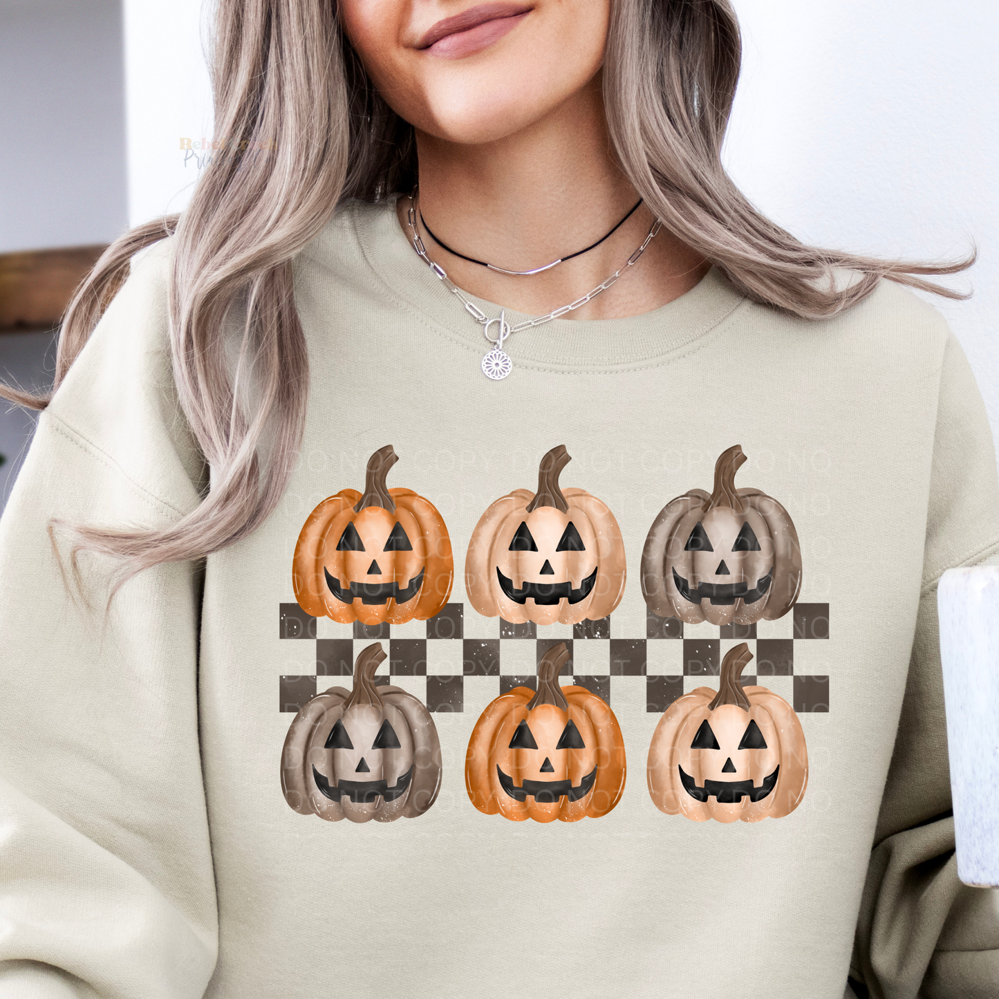 Jack-O-Lantern Checkered