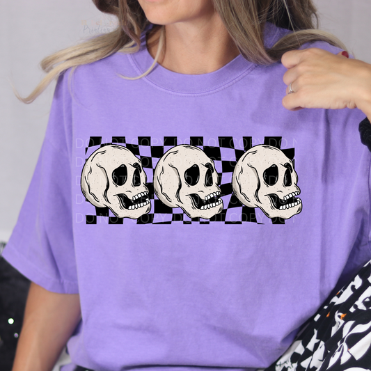 Skelly Trio Checkered (black)