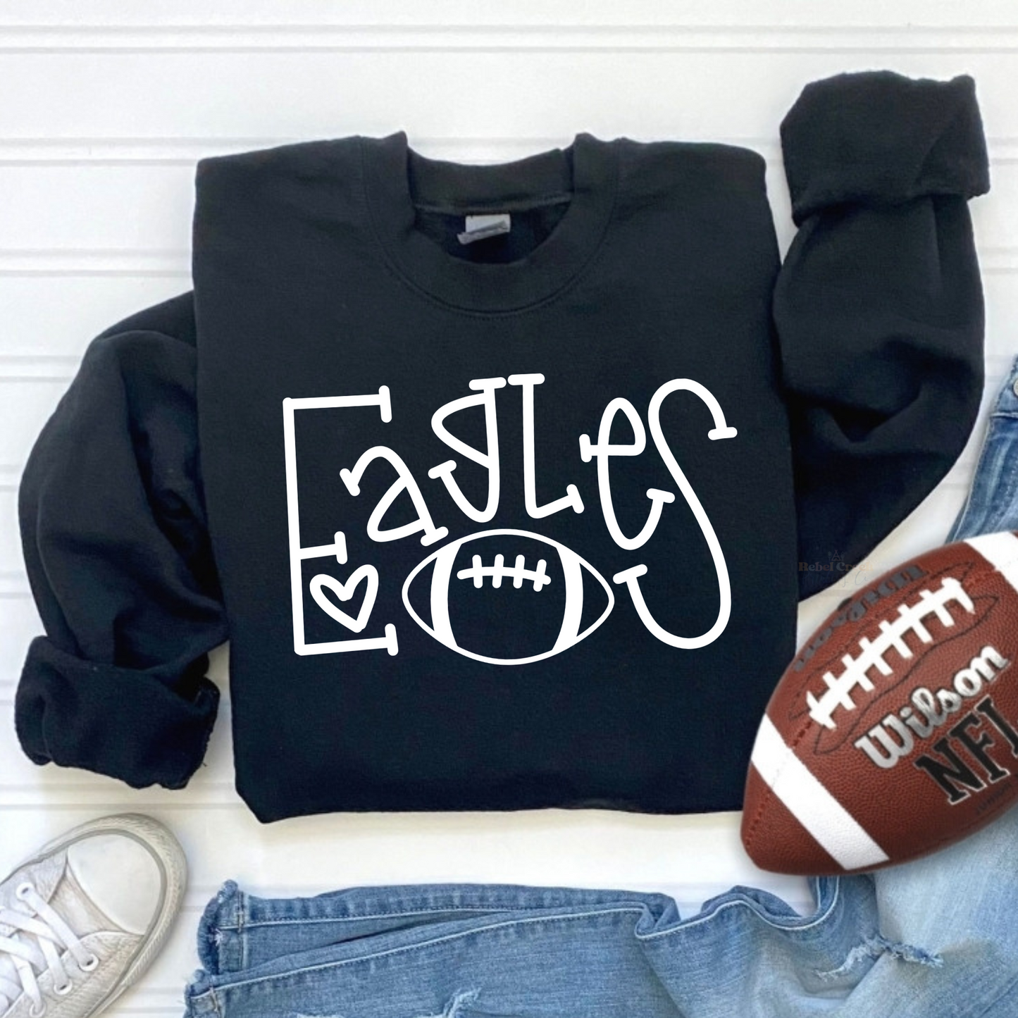 Eagles Funky Serif (white)