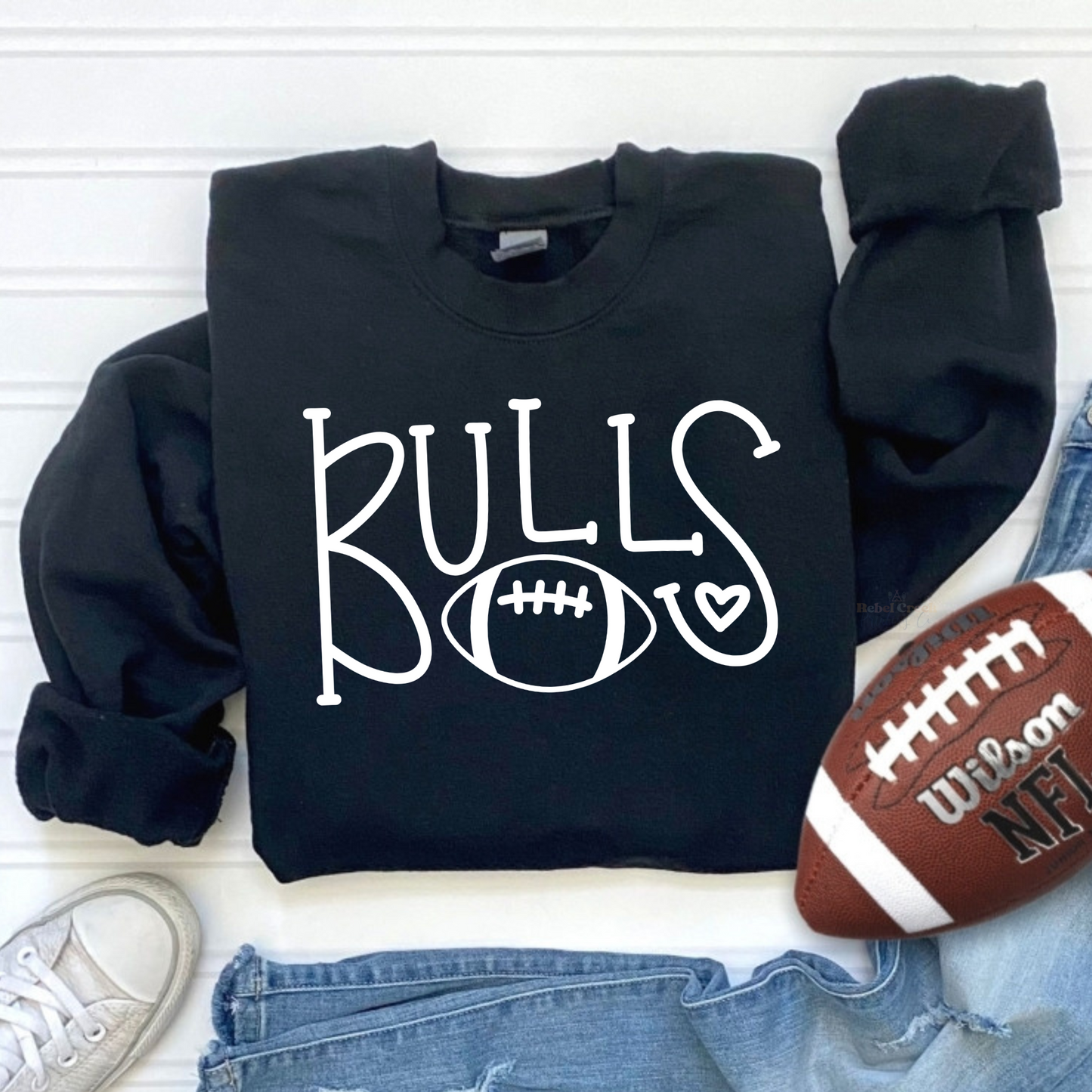 Bulls Funky Serif (white)