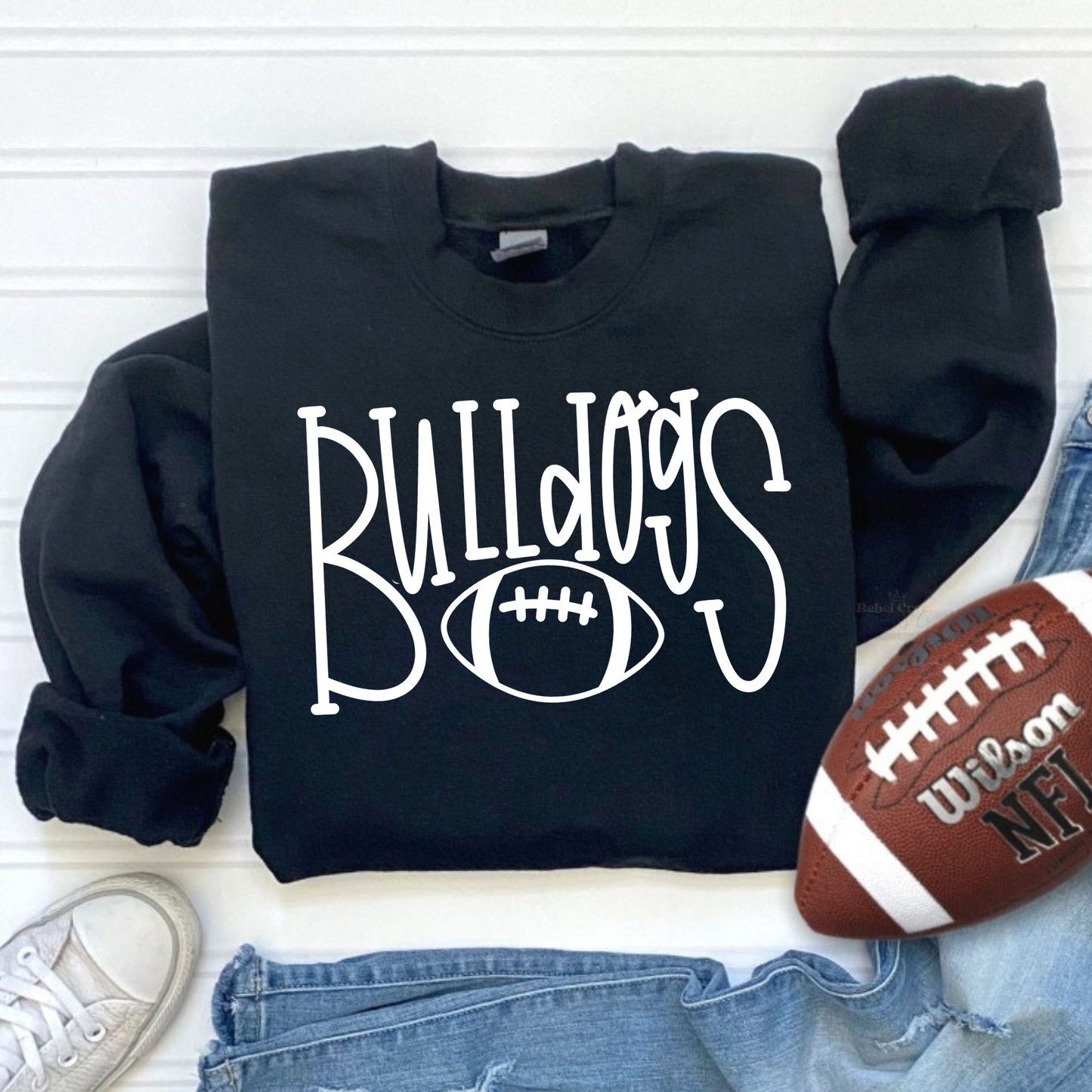 Bulldogs Funky Serif (white)