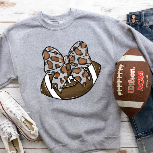 Football Bow (leopard)